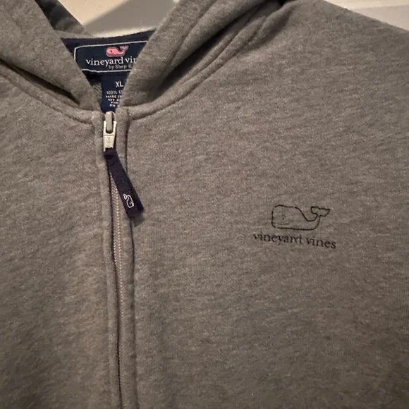 Vineyard Vines gray zip-up hoodie women’s XL gray - Picture 2 of 6